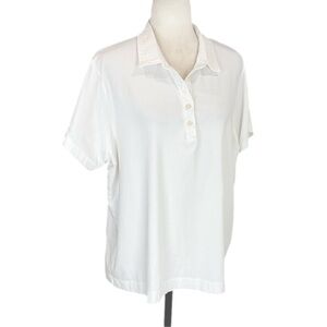 Contemporaine white polo t-shirt